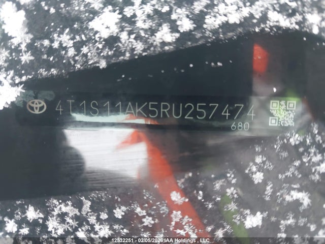 4T1S11AK5RU257474 Toyota CAMRY SE