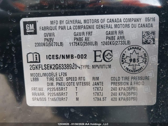 2GKFLSEK2G6338920 GMC Terrain Sle-1