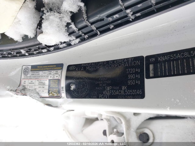 KNAF55AC8L5053146 KIA Forte5 Ex