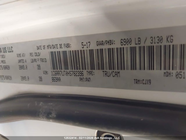 1C6RR7UT0HS782396 RAM 1500 Sport