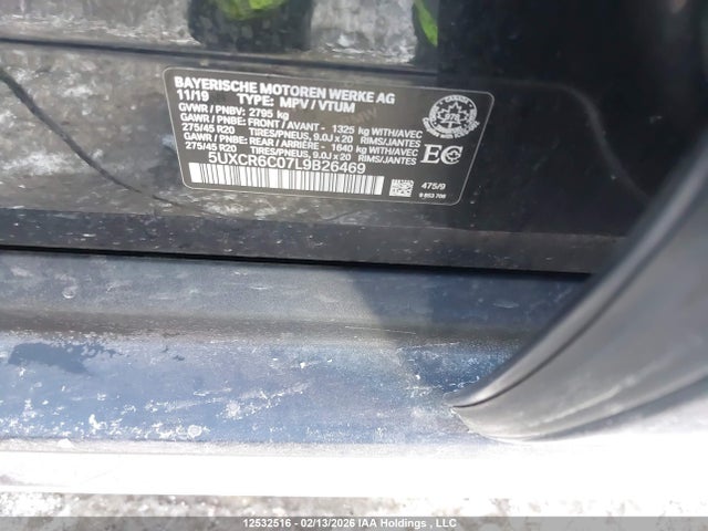5UXCR6C07L9B26469 BMW X5 Xdrive40i