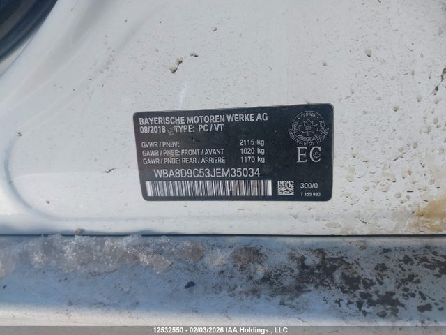 WBA8D9C53JEM35034 BMW 330i Xdrive