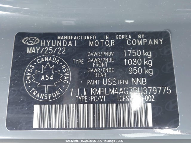 Hyundai Elantra Preferred Ivt With Tech Package 2023 KMHLM4AG7PU379775 Image 9