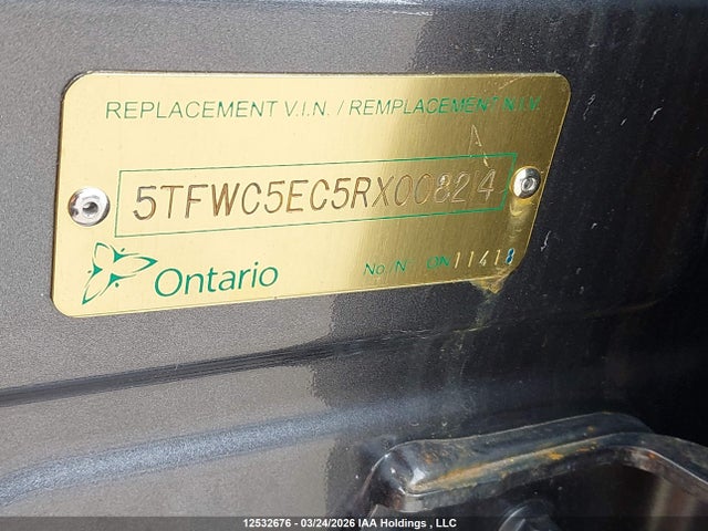 12532676 :رقم المزاد ، 5TFWC5EC5RX008214 vin ، 2024 Toyota Tundra Crewmax Platinum/crewmax 1794/crewmax Limited مزاد بيع