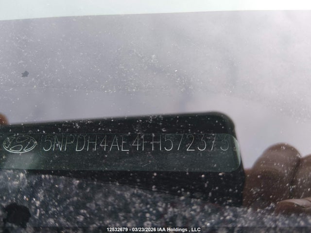 12532679 :رقم المزاد ، 5NPDH4AE4FH572373 vin ، 2015 Hyundai Elantra مزاد بيع