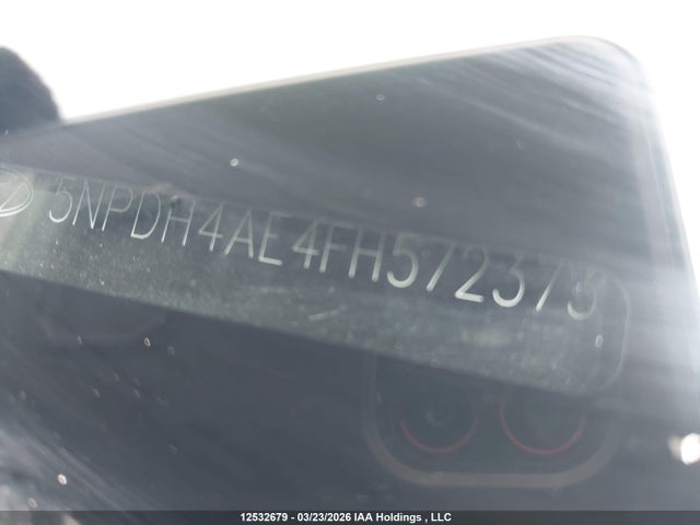 12532679 :رقم المزاد ، 5NPDH4AE4FH572373 vin ، 2015 Hyundai Elantra مزاد بيع