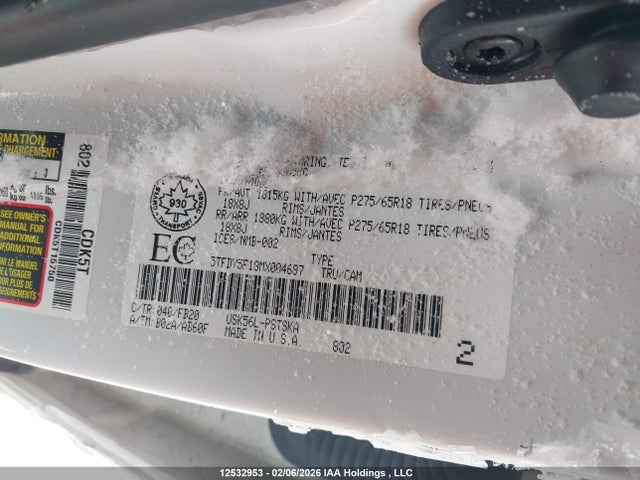 12532953 :رقم المزاد ، 5TFDY5F18MX004687 vin ، 2021 Toyota Tundra Crewmax Sr5/crewmax Trd Pro مزاد بيع