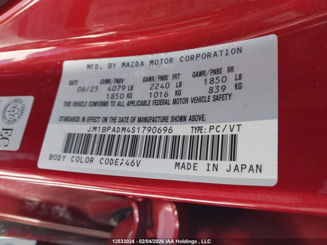 Mazda 3 Gt 2025 JM1BPADM4S1790696 Image 9