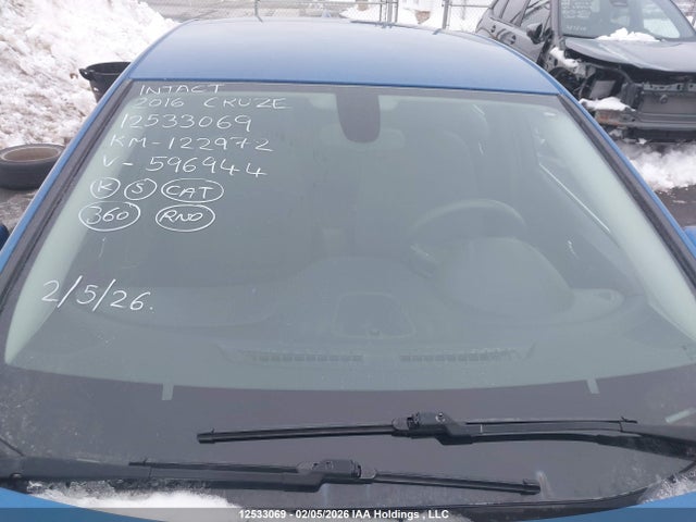3G1BE5SM4GS596944 Chevrolet Cruze Lt Auto