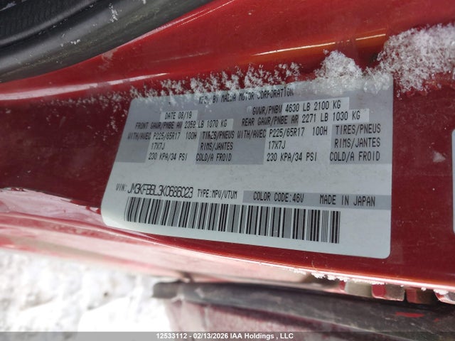 JM3KFBBL3K0686023 Mazda Cx-5 Gx