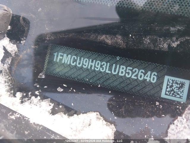 1FMCU9H93LUB52646 Ford ESCAPE SEL