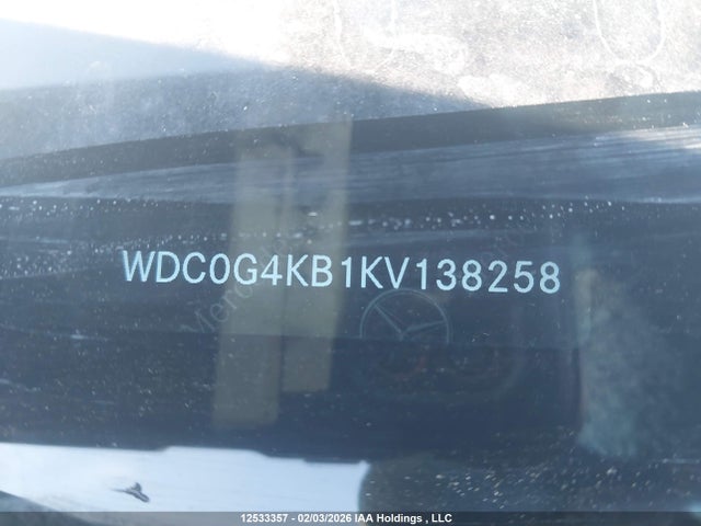 WDC0G4KB1KV138258 Mercedes-Benz Glc 300 4matic