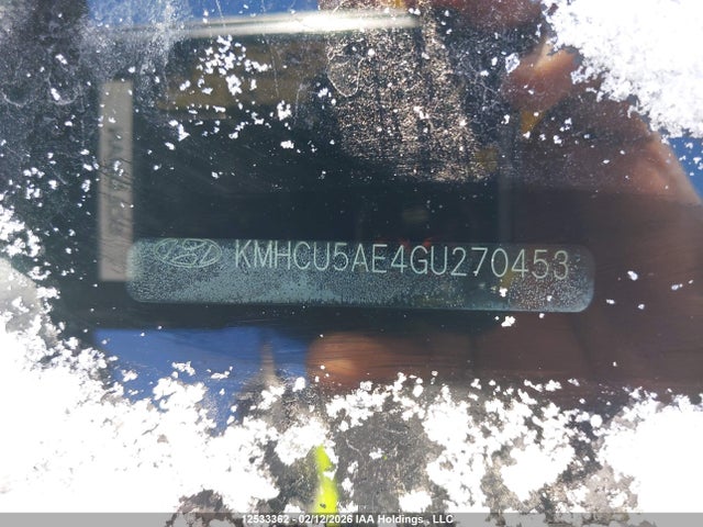 KMHCU5AE4GU270453 Hyundai ACCENT GLS