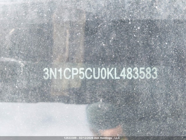 3N1CP5CU0KL483583 Nissan Kicks S/sr/sv