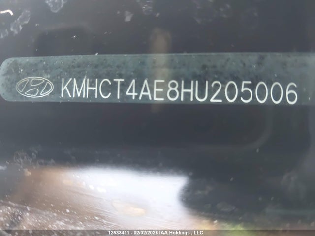 KMHCT4AE8HU205006 Hyundai ACCENT SE