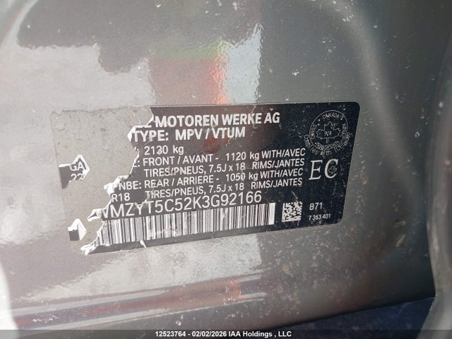 WMZYT5C52K3G92166 Mini Countryman Cooper S
