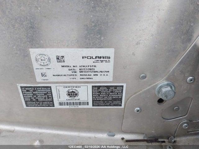 Polaris Gen 2024 SN1CEF5T6RC202208 Image 9