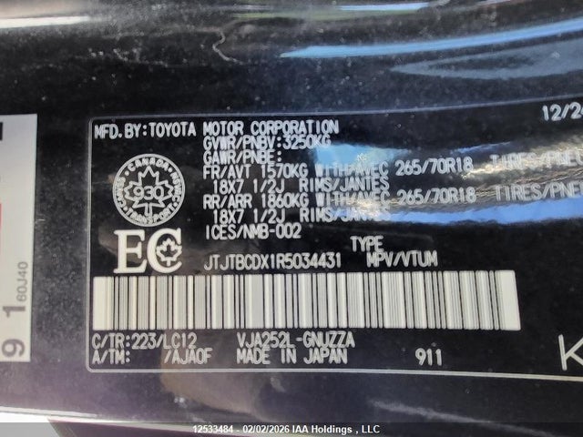 Lexus Gx 550 2024 JTJTBCDX1R5034431 Image 9