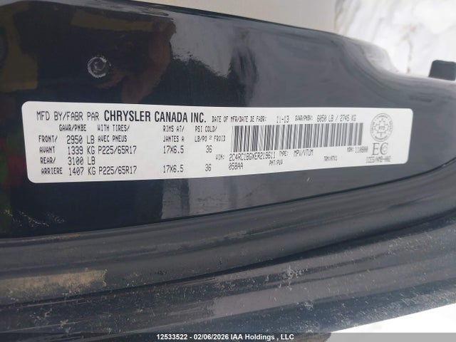 2C4RC1BGXER219611 Chrysler Town &amp; Country Touring
