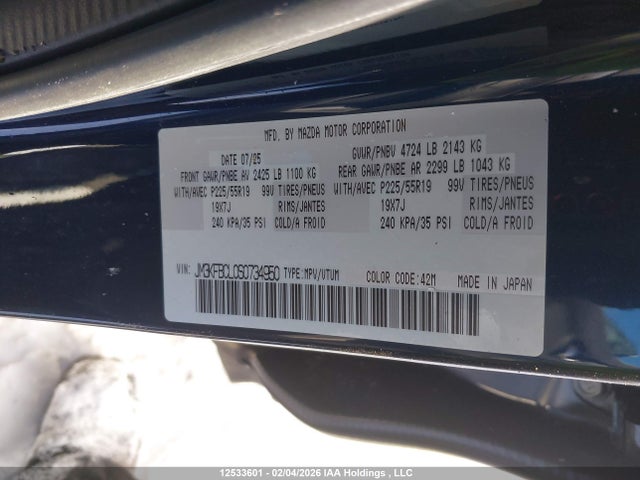 JM3KFBCL0S0734950 Mazda Cx-5 Gs/kuro