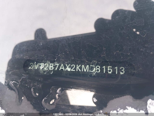 3VV2B7AX2KM081513 Volkswagen Tiguan Se/sel/sel R-line Jet-black/sel R-line