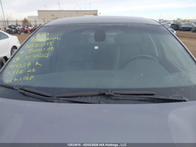 12533615 :رقم المزاد ، 5UXFG2C53BLX07022 vin ، 2011 Bmw X6 Xdrive35i مزاد بيع