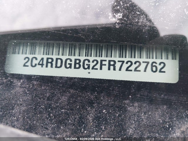 Aukcja sprzedaży 2015 Dodge Grand Caravan Se, vin: 2C4RDGBG2FR722762, numer aukcji: 12533654