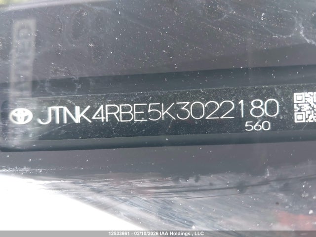 JTNK4RBE5K3022180 Toyota Corolla