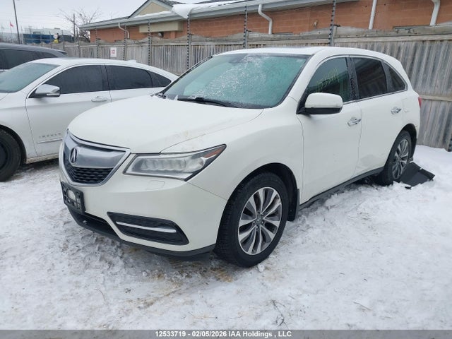 Acura Mdx Navigation Package 2014 5FRYD4H40EB502553 Image 2