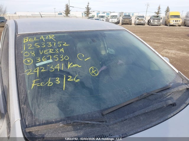 Продажа на аукционе авто 2008 Nissan Versa S/sl, vin: 3N1BC13E08L367530, номер лота: 12533752
