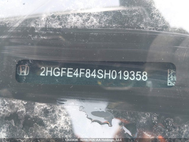 Aukcja sprzedaży 2025 Honda Civic Hybrid, vin: 2HGFE4F84SH019358, numer aukcji: 12533820