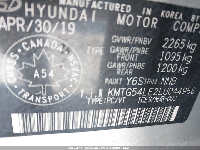 Genesis G70 2020 KMTG54LE2LU044966 Image 19