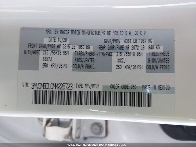 Mazda CX-30 2021 3MVDMBCL0MM225723 Image 9