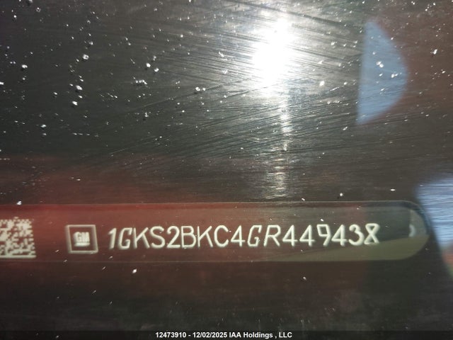 1GKS2BKC4GR449438 GMC YUKON SLT