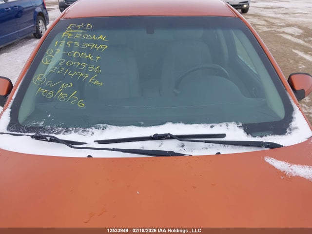 Продаж на аукціоні авто 2007 Chevrolet Cobalt Ss, vin: 1G1AM55B777209536, номер лоту: 12533949