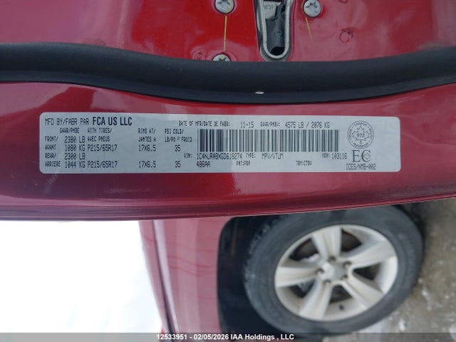 1C4NJRABXGD618274 Jeep Patriot Sport/north