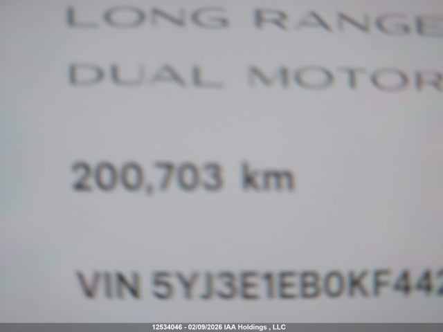 5YJ3E1EB0KF442151 Tesla MODEL 3