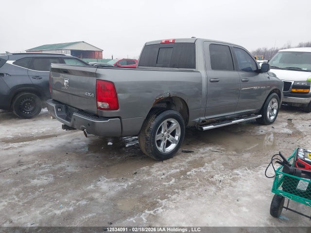 12534091 :رقم المزاد ، 1C6RD7MT0CS151543 vin ، 2012 Ram 1500 Sport مزاد بيع