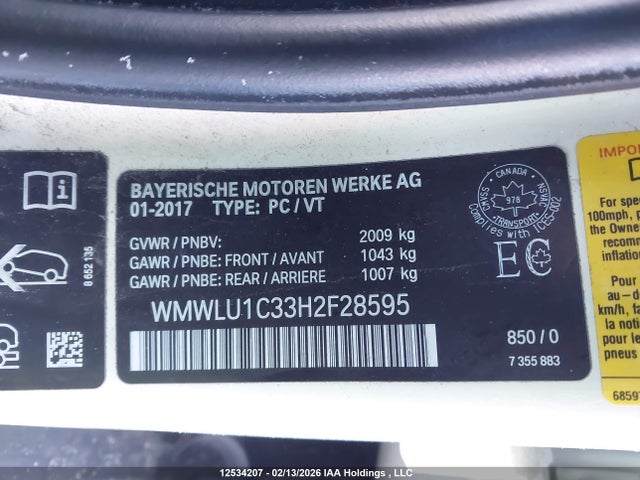 Mini Cooper Clubman All4 2017 WMWLU1C33H2F28595 Image 9