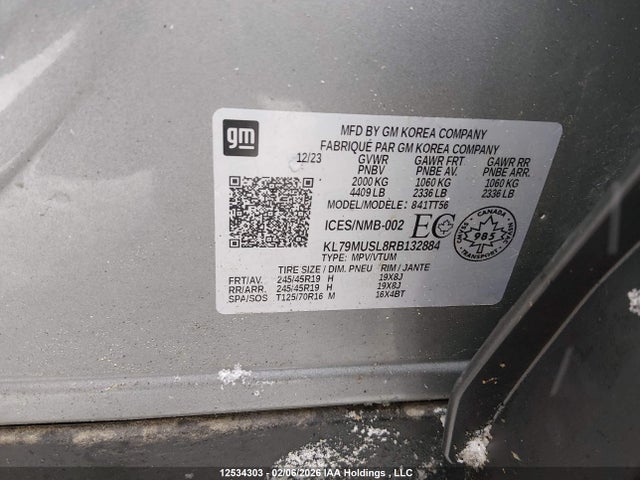KL79MUSL8RB132884 Chevrolet Trailblazer Rs