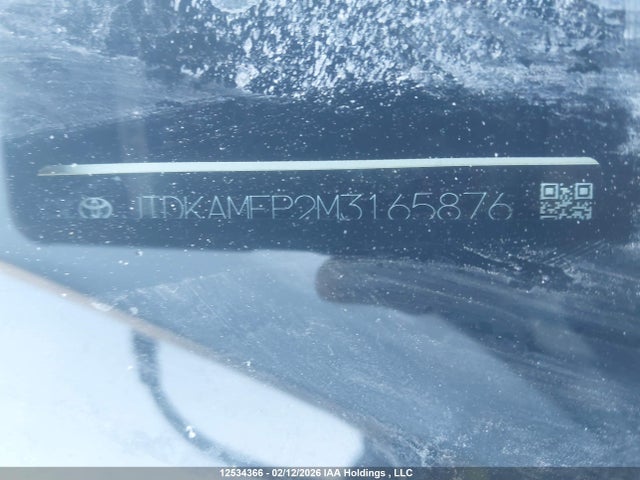 Aukcja sprzedaży 2021 Toyota Prius Prime, vin: JTDKAMFP2M3165876, numer aukcji: 12534366