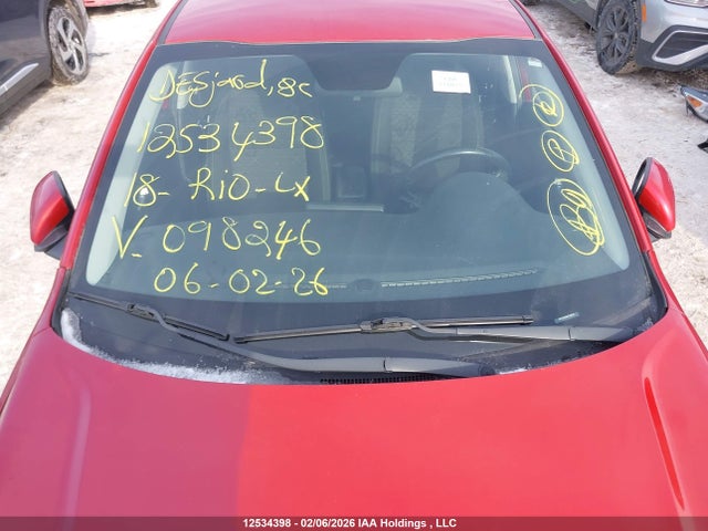 3KPA25AB8JE098246 KIA RIO LX/S