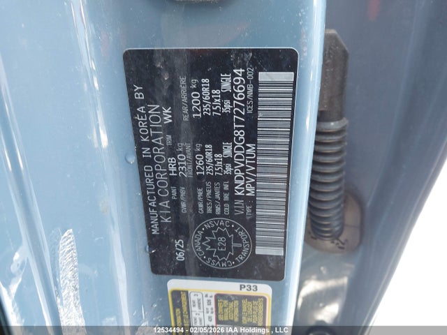 KNDPVDDG8T7276694 KIA Sportage Hybrid Ex/ex Premium