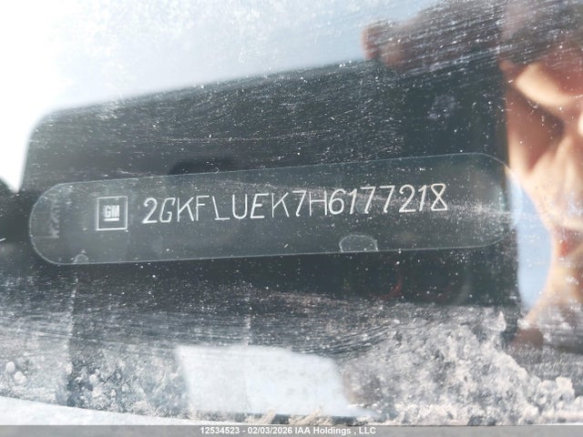 Aukcja sprzedaży 2017 Gmc Terrain Slt, vin: 2GKFLUEK7H6177218, numer aukcji: 12534523