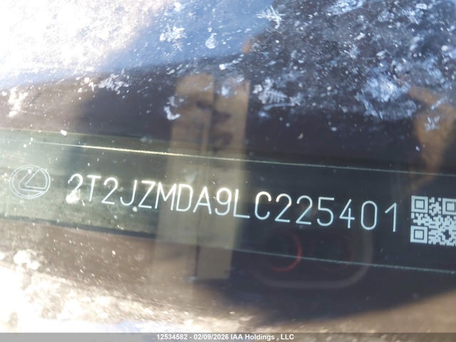 Lexus RX 350 2020 2T2JZMDA9LC225401 Image 9