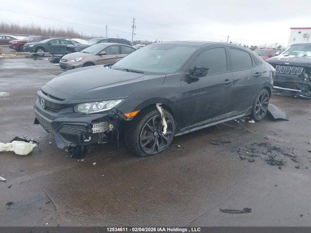 12534611 :رقم المزاد ، SHHFK7H48HU306380 vin ، 2017 Honda Civic Sport مزاد بيع