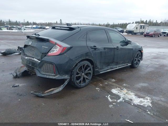 12534611 :رقم المزاد ، SHHFK7H48HU306380 vin ، 2017 Honda Civic Sport مزاد بيع