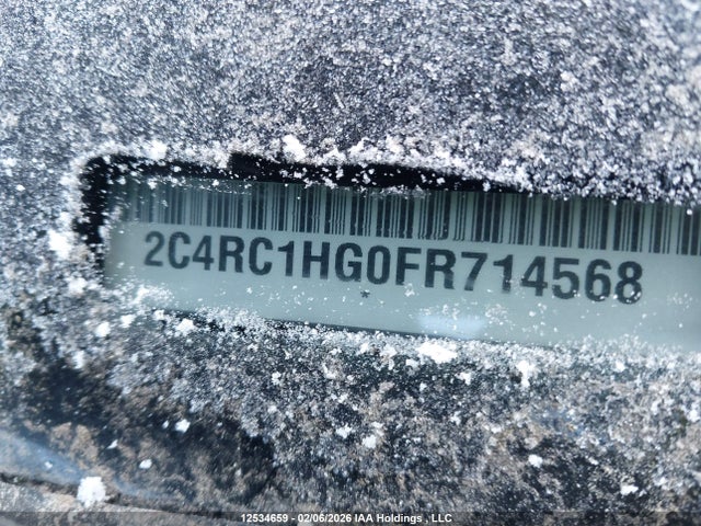 12534659 :رقم المزاد ، 2C4RC1HG0FR714568 vin ، 2015 Chrysler Town & Country S مزاد بيع