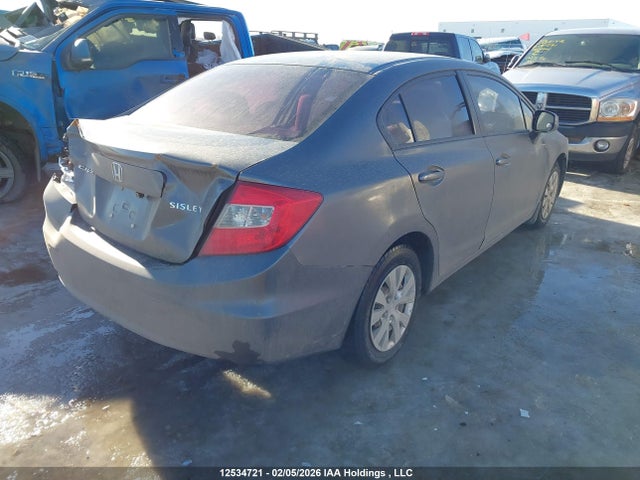 2012 Honda Civic Lx მანქანა იყიდება აუქციონზე, vin: 2HGFB2F47CH120468, აუქციონის ნომერი: 12534721