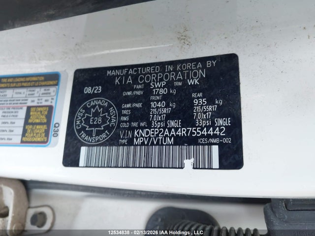 KNDEP2AA4R7554442 KIA Seltos Lx